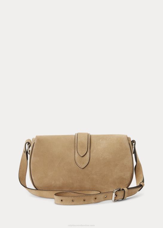 bleg honning Kvinder Ralph Lauren welington skuldertaske i kalveruskind Z426B5272