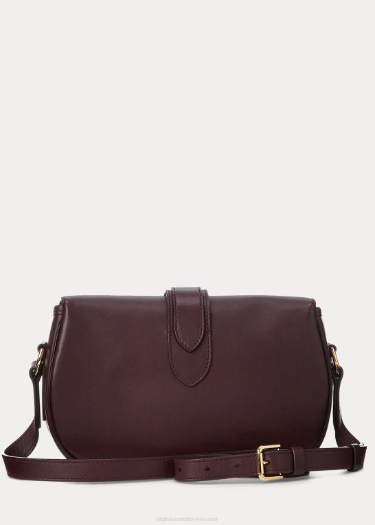 bordeaux Kvinder Ralph Lauren kalveskind welington skuldertaske Z426B5280