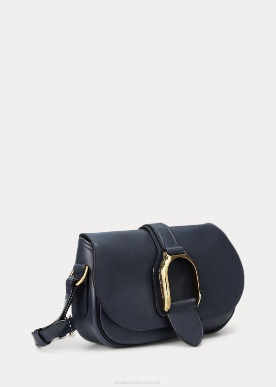 marine flåde Kvinder Ralph Lauren kalveskind welington skuldertaske Z426B5285
