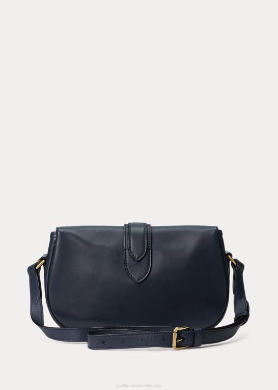 marine flåde Kvinder Ralph Lauren kalveskind welington skuldertaske Z426B5285