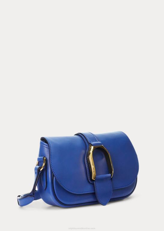 mellemblå Kvinder Ralph Lauren kalveskind welington skuldertaske Z426B5277