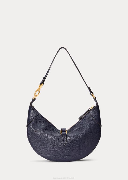 midnatsflåde Kvinder Ralph Lauren polo id læder mini skuldertaske Z426B5132