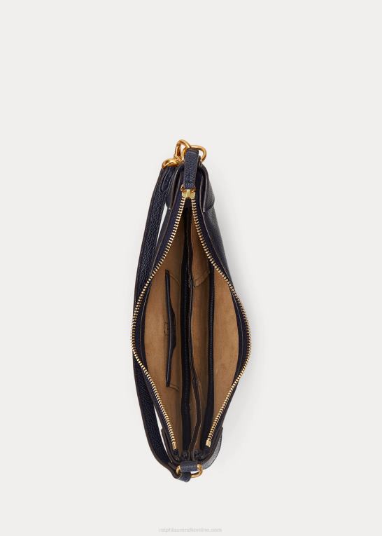 midnatsflåde Kvinder Ralph Lauren polo id læder mini skuldertaske Z426B5132