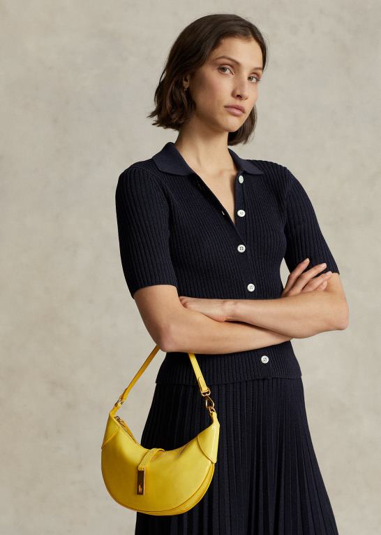 påskelilje Kvinder Ralph Lauren polo id patent mini skuldertaske Z426B5134