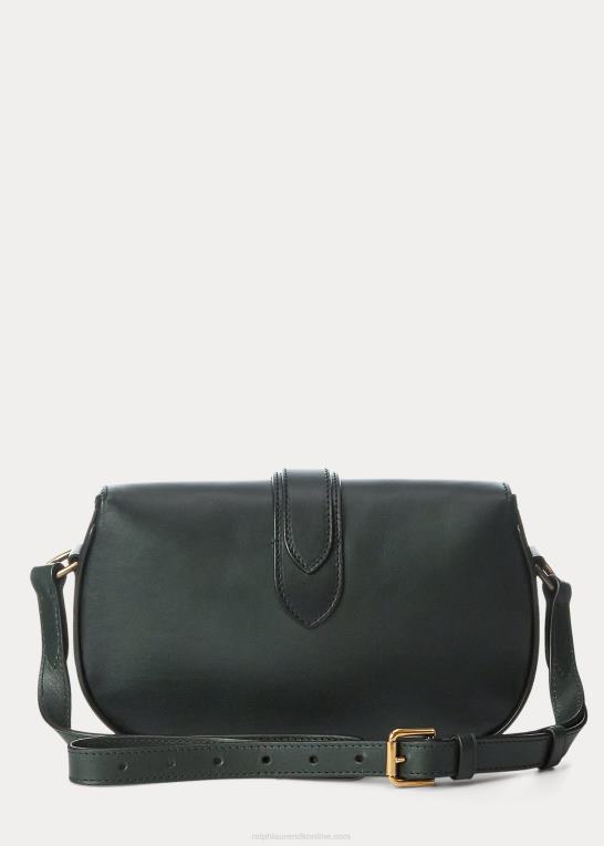 racergrøn Kvinder Ralph Lauren poleret welington skuldertaske Z426B5284