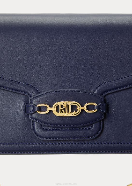 raffineret flåde Kvinder Ralph Lauren læder mellem sydnee skuldertaske Z426B5386