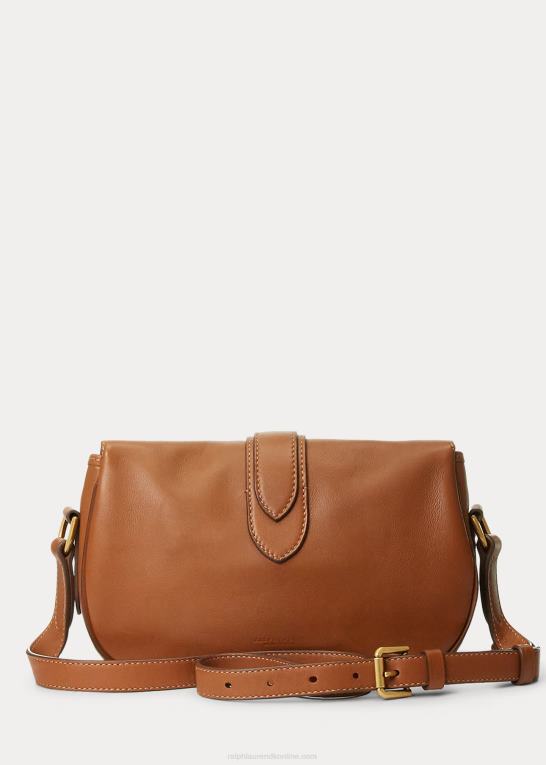 rl guld Kvinder Ralph Lauren kalveskind welington skuldertaske Z426B5287