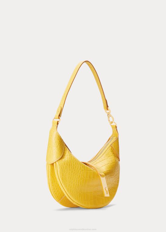 sennep Kvinder Ralph Lauren polo id præget mini skuldertaske Z426B5137