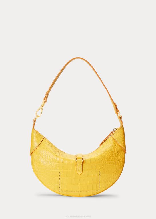sennep Kvinder Ralph Lauren polo id præget mini skuldertaske Z426B5137