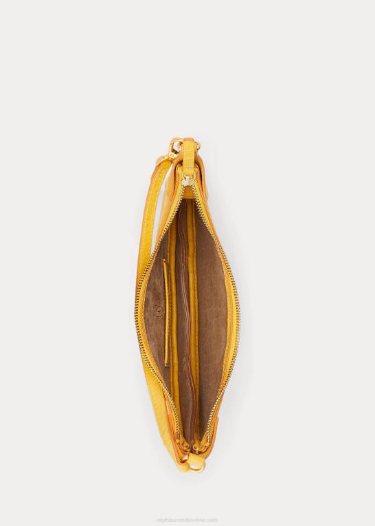 sennep Kvinder Ralph Lauren polo id præget mini skuldertaske Z426B5137