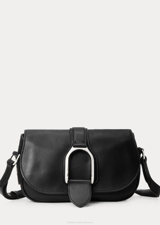 sort Kvinder Ralph Lauren kalveskind welington skuldertaske Z426B5286