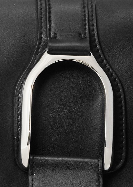 sort Kvinder Ralph Lauren kalveskind welington skuldertaske Z426B5286