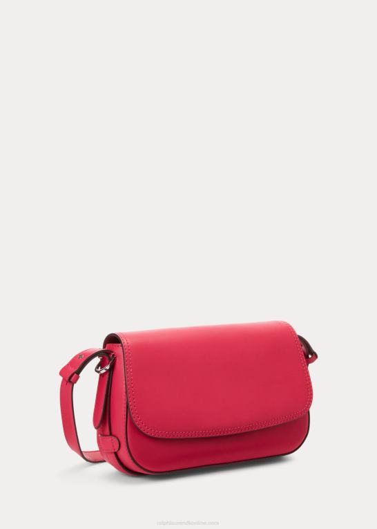 sport pink Kvinder Ralph Lauren lille maddy skuldertaske i læder Z426B5158