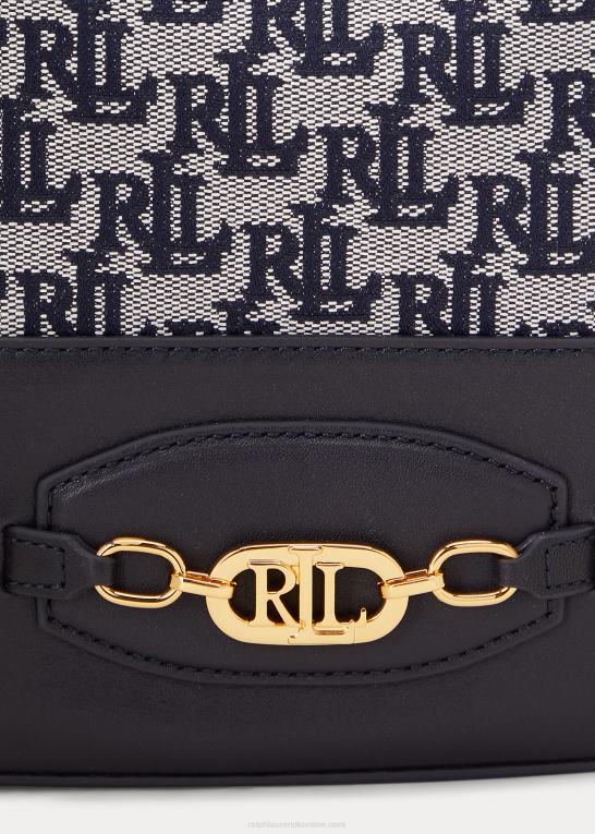 flåde Kvinder Ralph Lauren monogram stor andie-snørepose Z426B5353