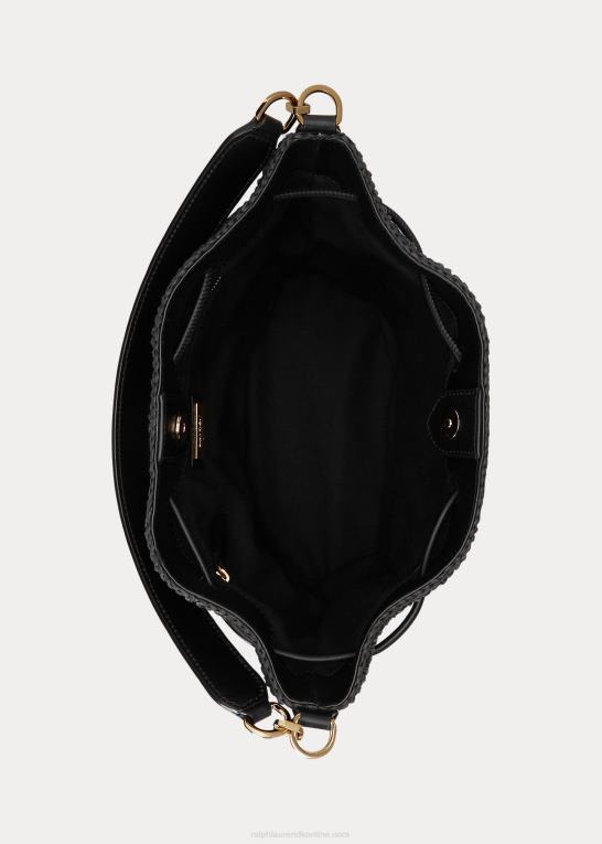 sort Kvinder Ralph Lauren strå stor andie snorepose Z426B5444