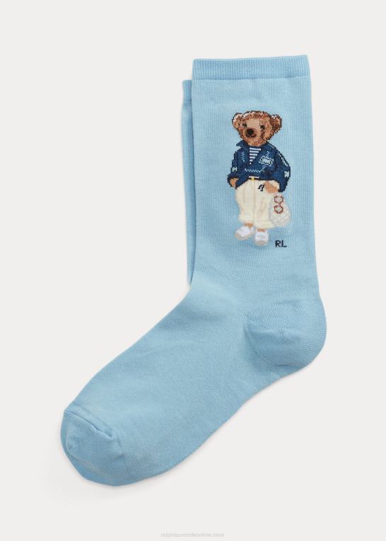 Himmelblå Kvinder Ralph Lauren polo bear crew sok Z426B5491