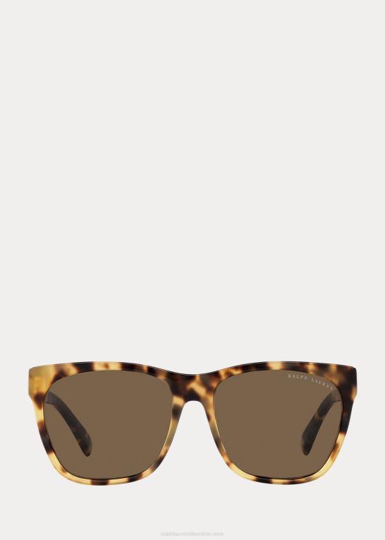 plettet havana Kvinder Ralph Lauren rl ricky ii solbriller Z426B5575