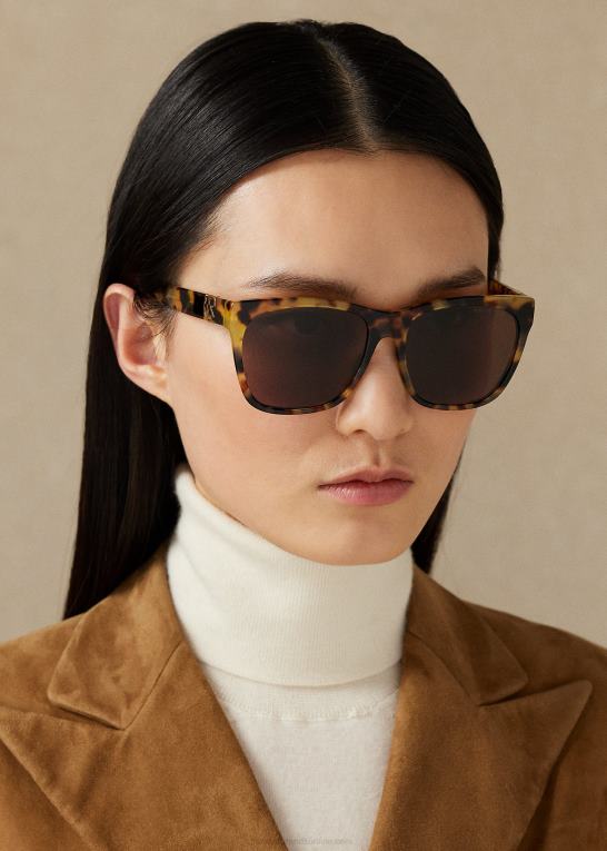 plettet havana Kvinder Ralph Lauren rl ricky ii solbriller Z426B5575
