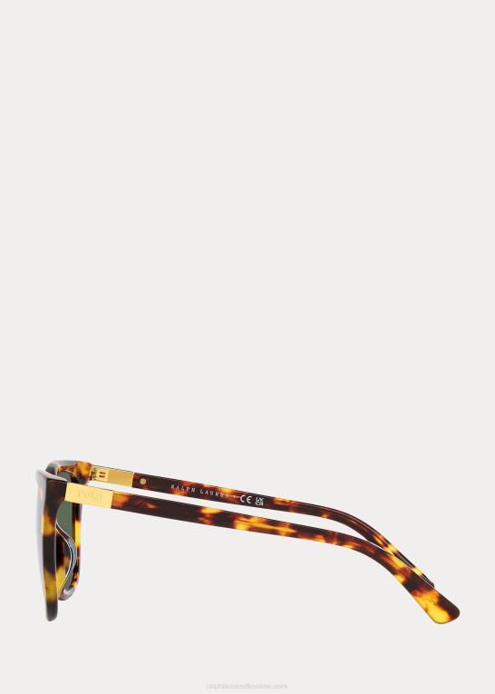 skinnende havana Kvinder Ralph Lauren polo wayfarer solbrillerne Z426B5540