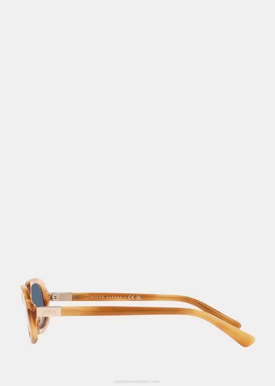 skinnende lys honning havana Kvinder Ralph Lauren polo retro solbrillerne Z426B5544
