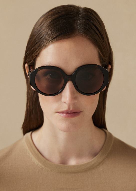 skinnende mørk havana Kvinder Ralph Lauren stigbøjlen antibes solbriller Z426B5603