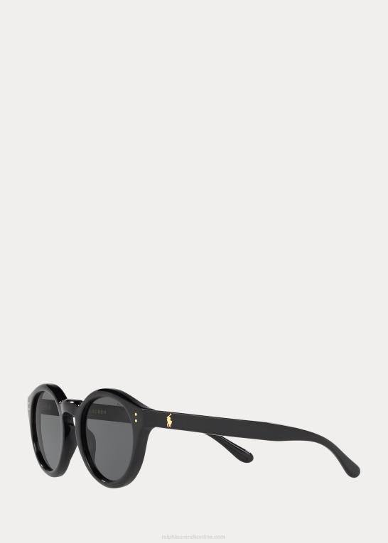 skinnende sort Kvinder Ralph Lauren arv solbriller Z426B5474