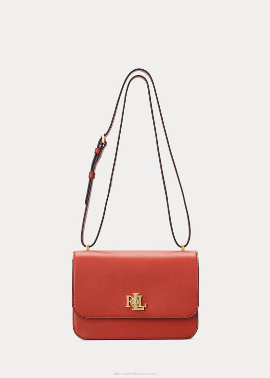 rød solsten Kvinder Ralph Lauren mellemlang sophee-taske i læder Z426B5379