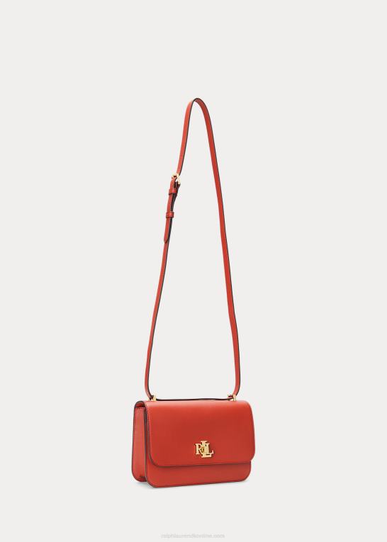 rød solsten Kvinder Ralph Lauren mellemlang sophee-taske i læder Z426B5379
