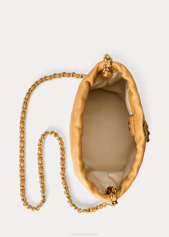 buff Kvinder Ralph Lauren medium emmy bucket bag i nappalæder Z426B5371
