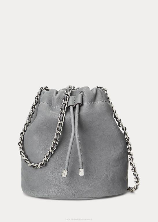 ocean Kvinder Ralph Lauren vasket læder medium emmy bucket bag Z426B5366