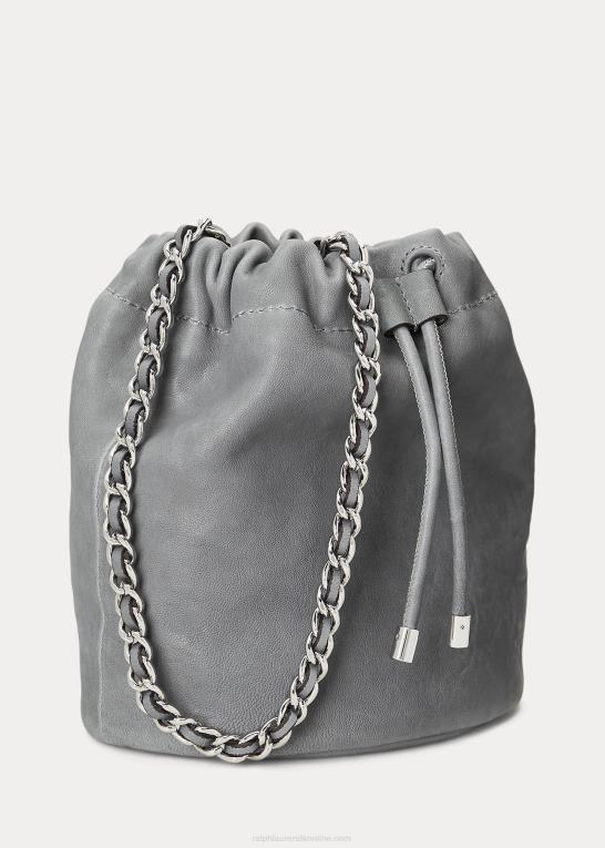 ocean Kvinder Ralph Lauren vasket læder medium emmy bucket bag Z426B5366