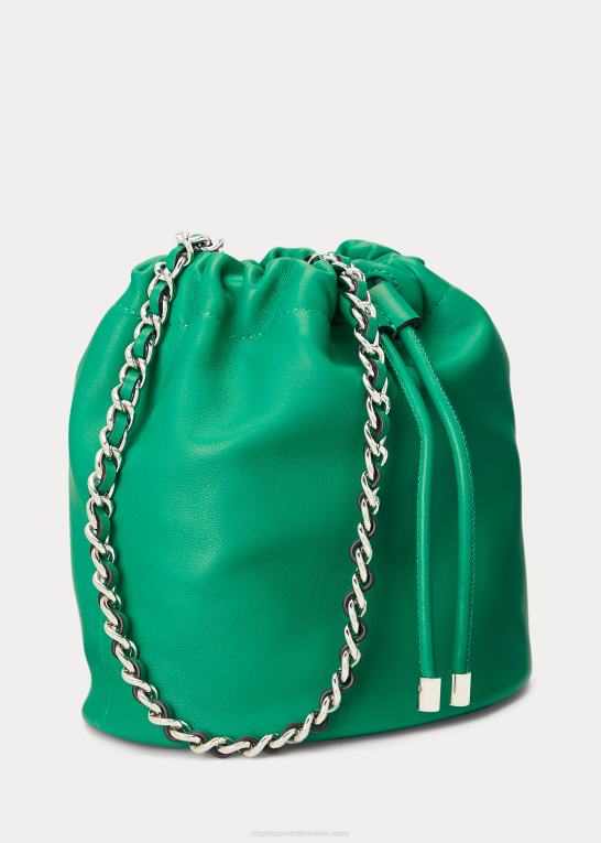 palmeblad Kvinder Ralph Lauren medium emmy bucket bag i nappalæder Z426B5369