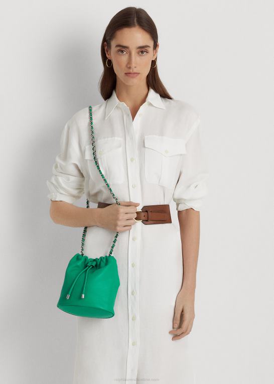 palmeblad Kvinder Ralph Lauren medium emmy bucket bag i nappalæder Z426B5369