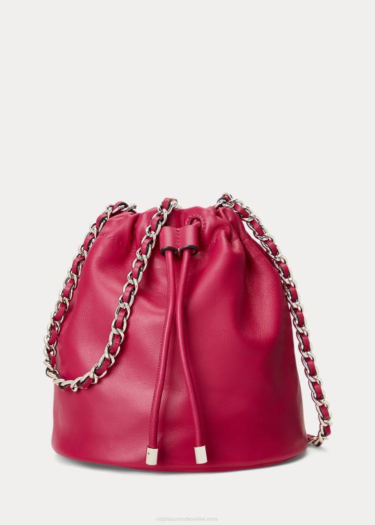 sport pink Kvinder Ralph Lauren medium emmy bucket bag i nappalæder Z426B5367