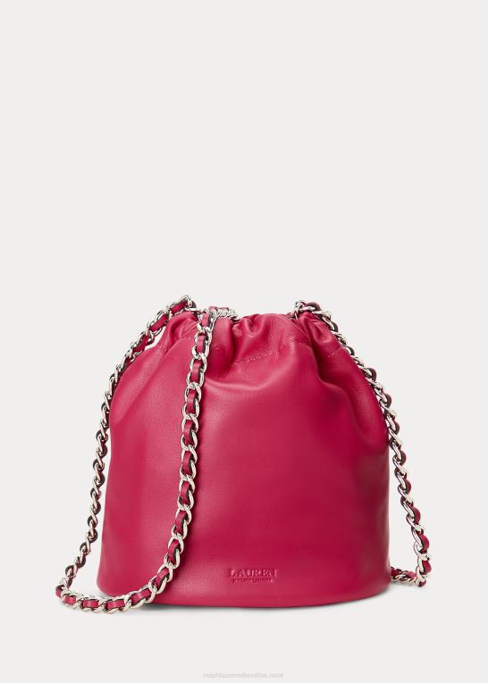 sport pink Kvinder Ralph Lauren medium emmy bucket bag i nappalæder Z426B5367