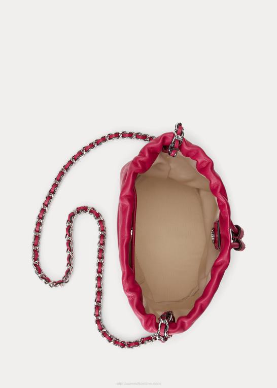 sport pink Kvinder Ralph Lauren medium emmy bucket bag i nappalæder Z426B5367
