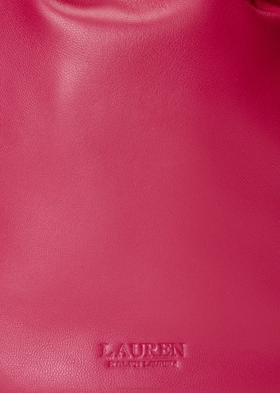 sport pink Kvinder Ralph Lauren medium emmy bucket bag i nappalæder Z426B5367