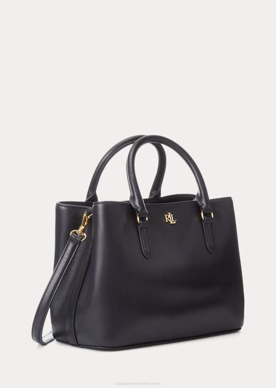flåde Kvinder Ralph Lauren lille marcy taske i læder Z426B5356