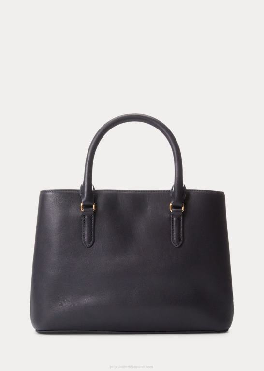 flåde Kvinder Ralph Lauren lille marcy taske i læder Z426B5356