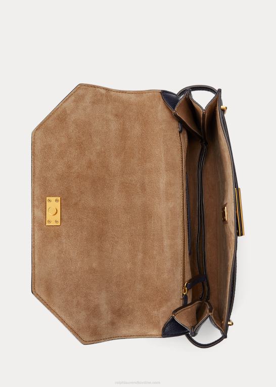 midnatsflåde Kvinder Ralph Lauren polo id lædertaske Z426B5186