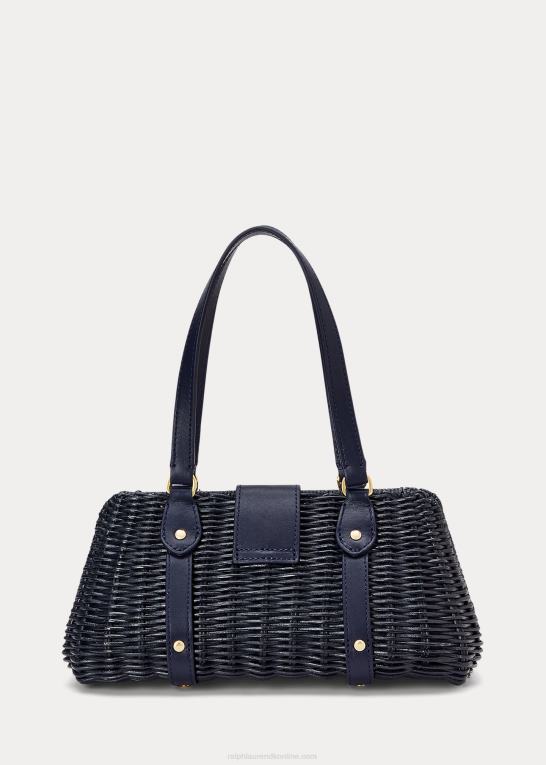 raffineret flåde Kvinder Ralph Lauren rattan medium lilly taske Z426B5404