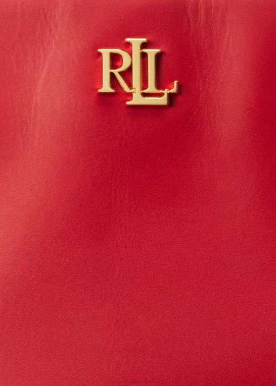 rl 2000 rød Kvinder Ralph Lauren stor marcy taske i læder Z426B5359