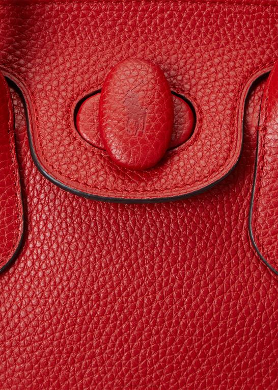 rubin Kvinder Ralph Lauren små læder mellemstore bellport taske Z426B5226