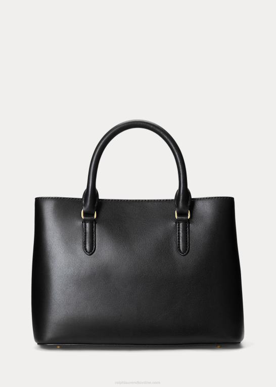 sort Kvinder Ralph Lauren lille marcy taske i læder Z426B5355