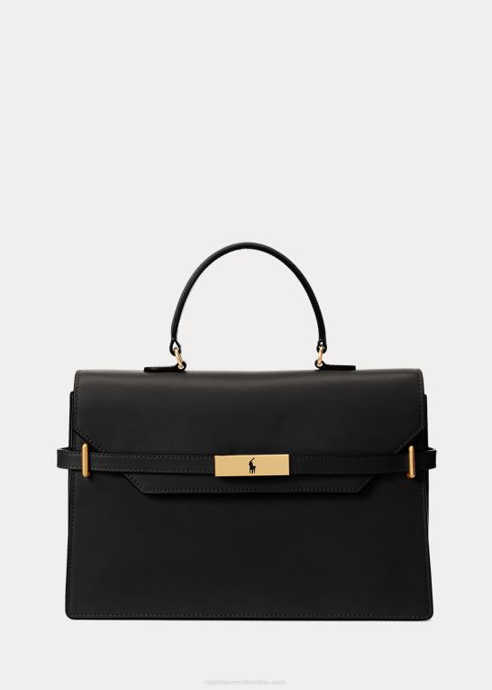 sort Kvinder Ralph Lauren polo id lædertaske Z426B5187