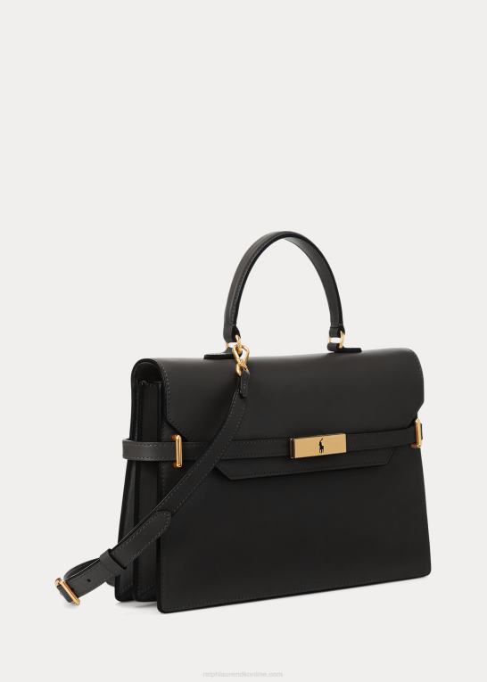 sort Kvinder Ralph Lauren polo id lædertaske Z426B5187