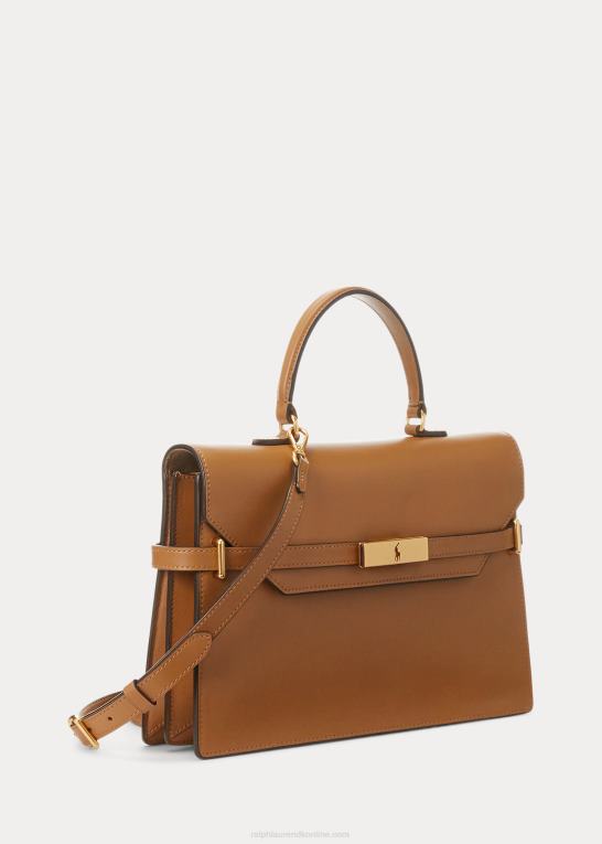 tan Kvinder Ralph Lauren polo id lædertaske Z426B5188