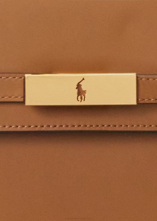 tan Kvinder Ralph Lauren polo id lædertaske Z426B5188