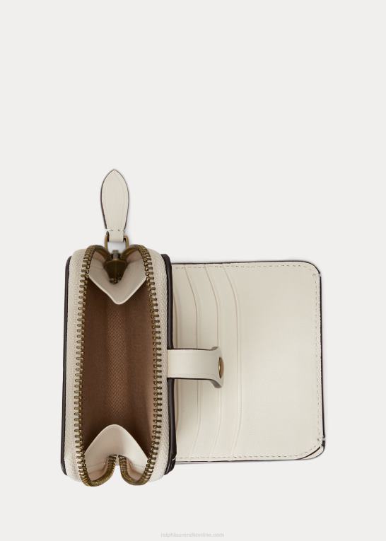 fløde Kvinder Ralph Lauren polobjørn kompakt pung Z426B9733