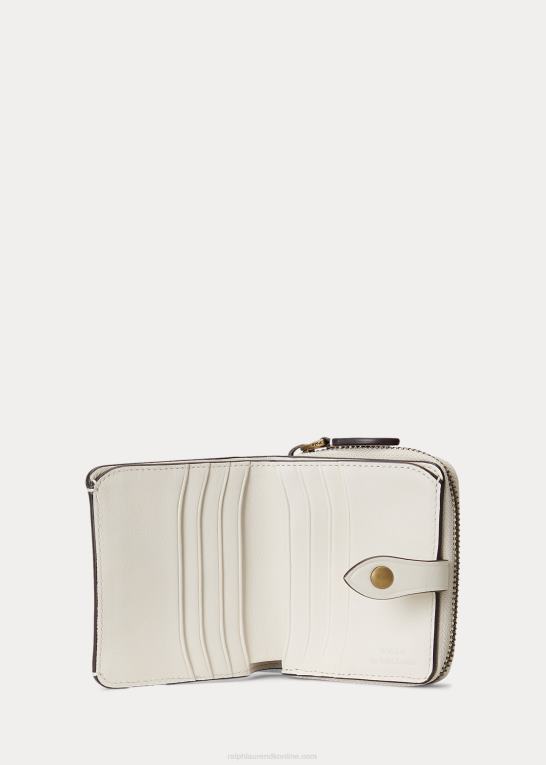 fløde Kvinder Ralph Lauren polobjørn kompakt pung Z426B9733